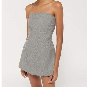 Urban Outfitters Marcel Strapless Skort Romper